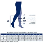 JOBST OPAQUE длинные компрессионные носки для колен CCL2 черные, размер 1 OP: цены и характеристики