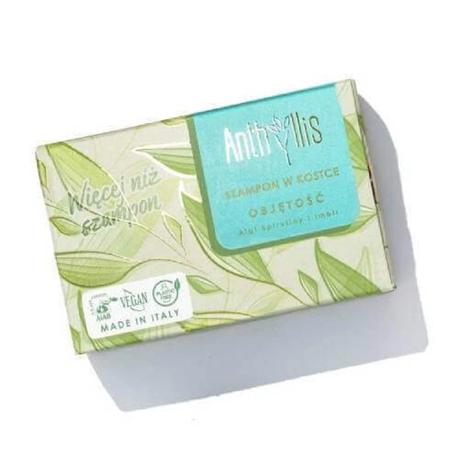 ANTHYLLIS Объемный шампунь-брусок с экстрактом имбиря и спирулины, 80 г: цены и характеристики