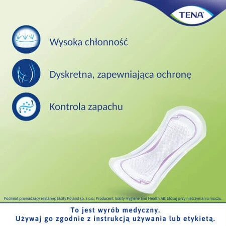 TENA LADY Normal урологічні прокладки, 12 шт.: ціни та характеристики