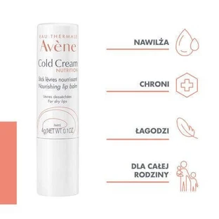 AVENE COLD CREAM Питательная губная помада, 4 г