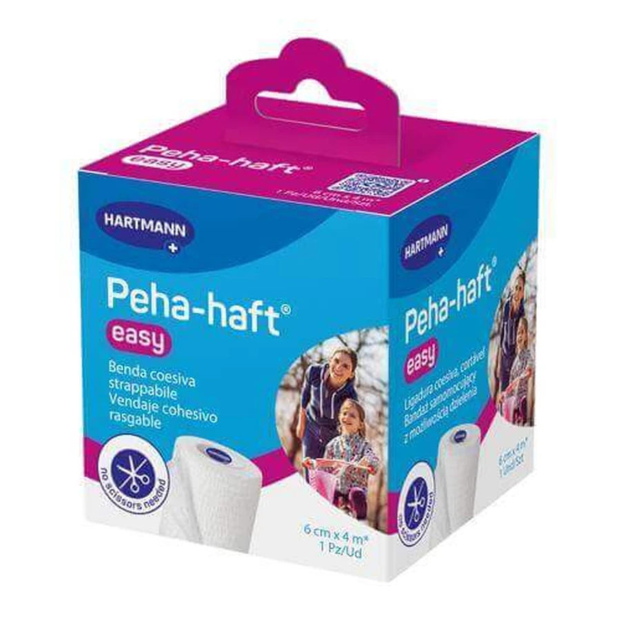 HARTMANN Peha-haft Легкий підтримуючий бинт білий 6см х 4м: ціни та характеристики