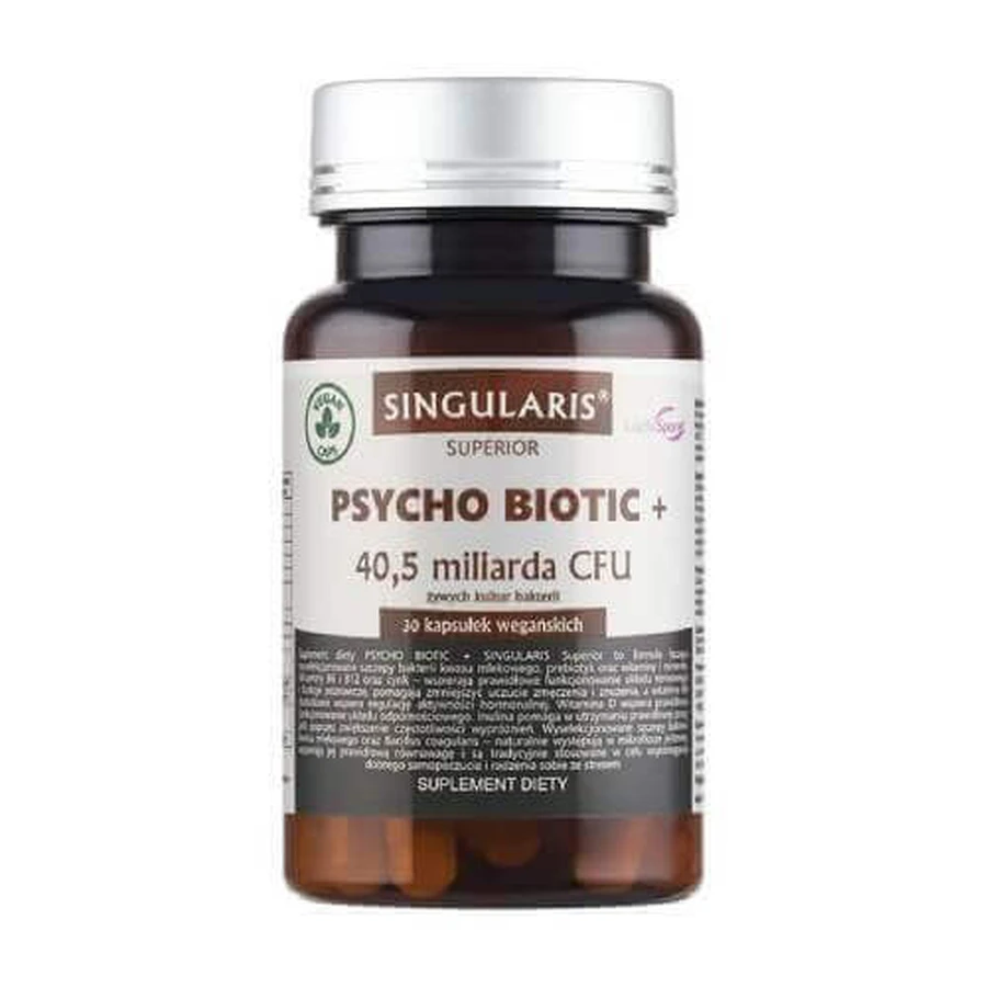 Singularis Psycho Biotic + 40,5 млрд КУО, 30 капсул: ціни та характеристики