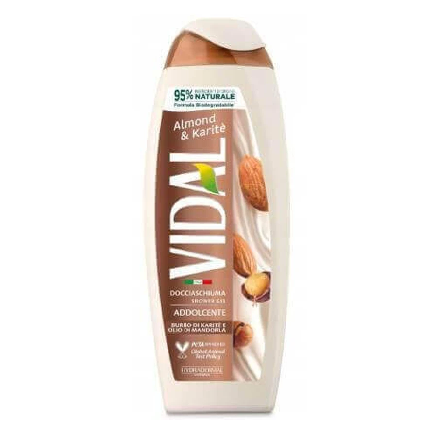 Гель для душу Vidal Almond & Karite з олією ши та мигдалю, 600 мл: ціни та характеристики