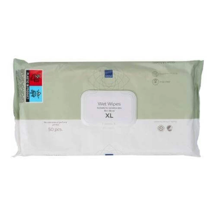 ABENA Серветки вологі XL 30x30см, 50шт: ціни та характеристики