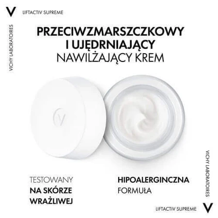 Vichy Liftactiv Укрепляющий крем против морщин с гиалуроновой кислотой для нормальной и комбинированной кожи, 50 мл: цены и характеристики