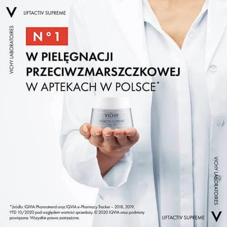 Vichy Liftactiv Укрепляющий крем против морщин с гиалуроновой кислотой для нормальной и комбинированной кожи, 50 мл: цены и характеристики