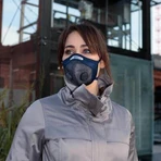 Спортивная маска Olmed Navy Blue (1+1 фильтр) размер M разработана Анжеликой Юзефчик: цены и характеристики
