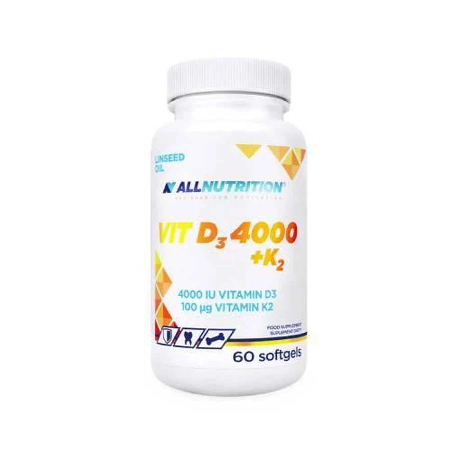 ALLNUTRITION VIT D3 4000 + K2, 60 капсул: цены и характеристики