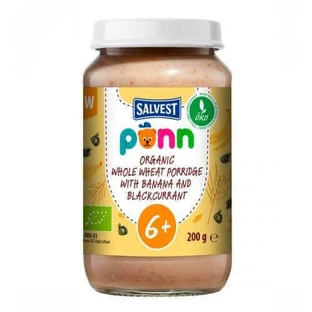 Цельнозерновая каша SALVEST PÕNN BIO с бананом и черной смородиной, 200 г.