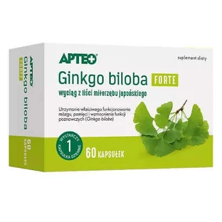 Apteo Ginkgo biloba Forte, 60 капсул