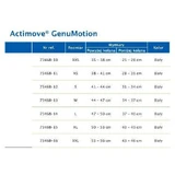 Actimove Professional Line Медичний компресійний стабілізатор колінного суглоба XXL білий