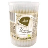Ватні палички Mattes Lybar Bamboo, кругла коробка, 100шт