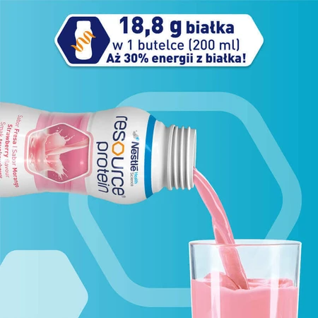 Kit Resource Protein, пищевая добавка, со вкусом клубники, 8 x 200 мл + 200 мл бесплатно: цены и характеристики