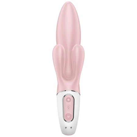 Повітряна помпа Satisfyer Bunny 3, вібратор-кролик, рожевий: ціни та характеристики