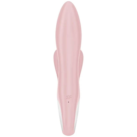 Повітряна помпа Satisfyer Bunny 3, вібратор-кролик, рожевий: ціни та характеристики