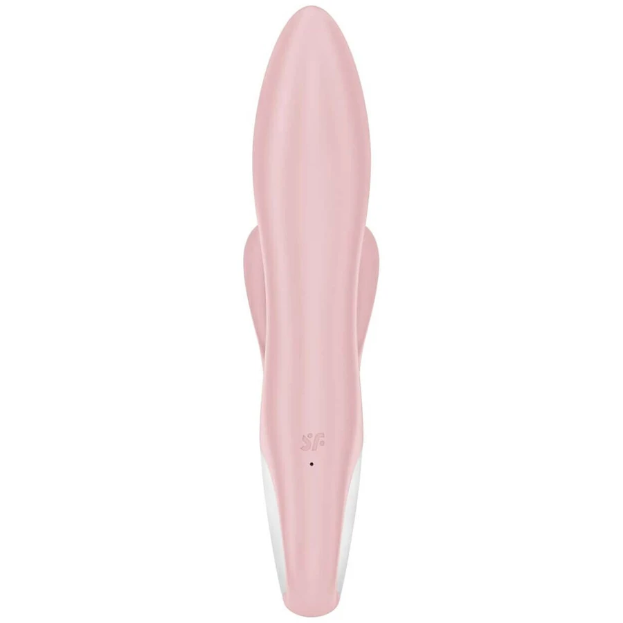 Повітряна помпа Satisfyer Bunny 3, вібратор-кролик, рожевий: ціни та характеристики