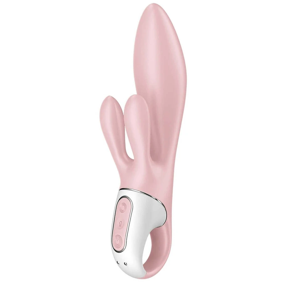 Повітряна помпа Satisfyer Bunny 3, вібратор-кролик, рожевий: ціни та характеристики