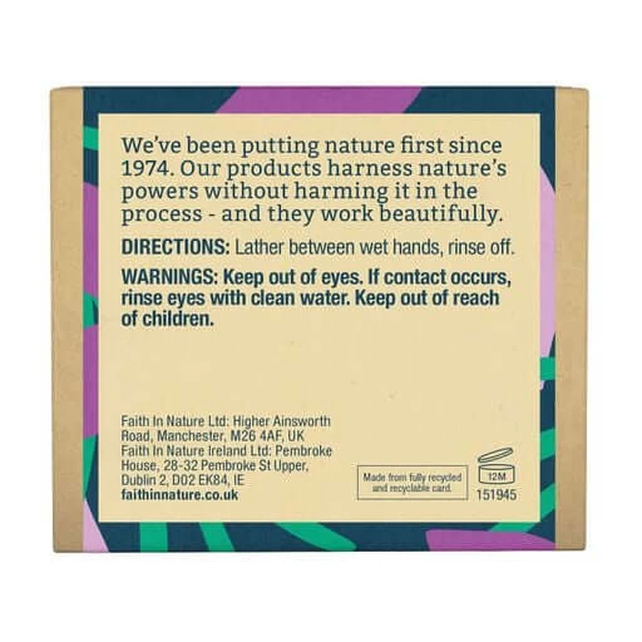 Твердое мыло Faith In Nature Lavender Soap Bar с лавандой, 100 г: цены и характеристики