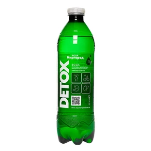 Вода минеральная Аква Миргород Detox природная лечебно-столовая сильногазированная, 0,5 л