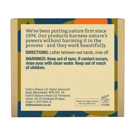 Твердое мыло Faith In Nature Orange Soap Bar с апельсином, 100 г: цены и характеристики