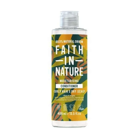 Зволожувальний кондиціонер Faith In Nature Moisturising Conditioner для кучерявого волосся та сухої шкіри голови, з ши та арганом, 400 мл: ціни та характеристики