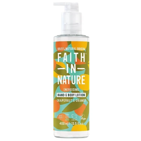 Натуральный лосьон для рук и тела Faith In Nature Energising Hand & Body Lotion с грейпфрутом и апельсином, 400 мл: цены и характеристики