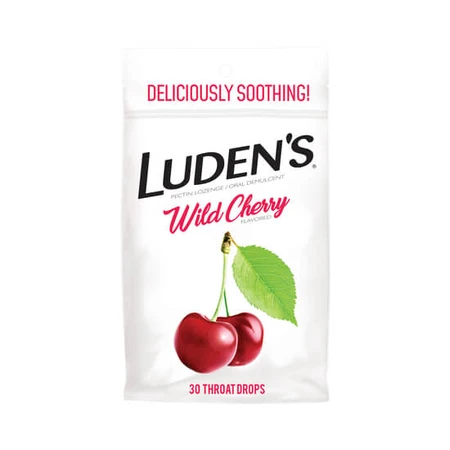 Леденцы с пектином Luden's успокаивающие для горла и полости рта, дикая вишня, 30 шт.: цены и характеристики