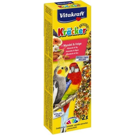Vitakraft Kracker Original Almonds & Fig Крекер с миндалем и рисом для австралийских попугаев, 2 шт/уп: цены и характеристики