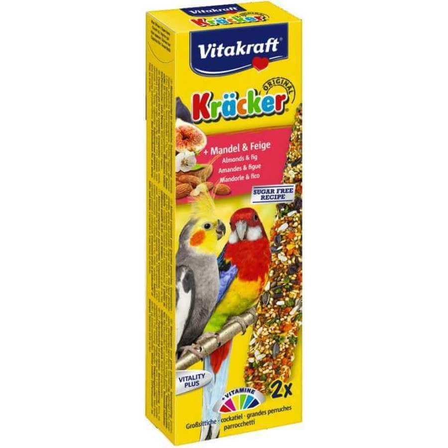 Vitakraft Kracker Original Almonds & Fig Крекер с миндалем и рисом для австралийских попугаев, 2 шт/уп: цены и характеристики