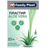 Пластырь FP Family Plast Алоэ Вера на тканевой эластичной основе, 25х72 мм, №10