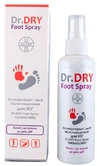Антиперспирант/средство от потоотделения для НОГ Dr.DRY Foot Spray FARMASORBE, 100 мл