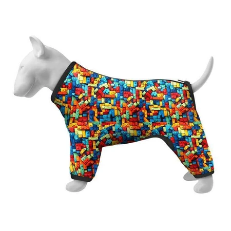 Collar (Цвет) Waudog Clothes - Ветровка для собак, рисунок "Блоки" XS (22 см): цены и характеристики
