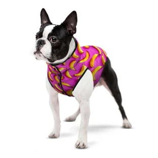 Collar (Коллар) Waudog Clothes - Курточка для собак, малюнок "Банани на рожевому" S (35 см)