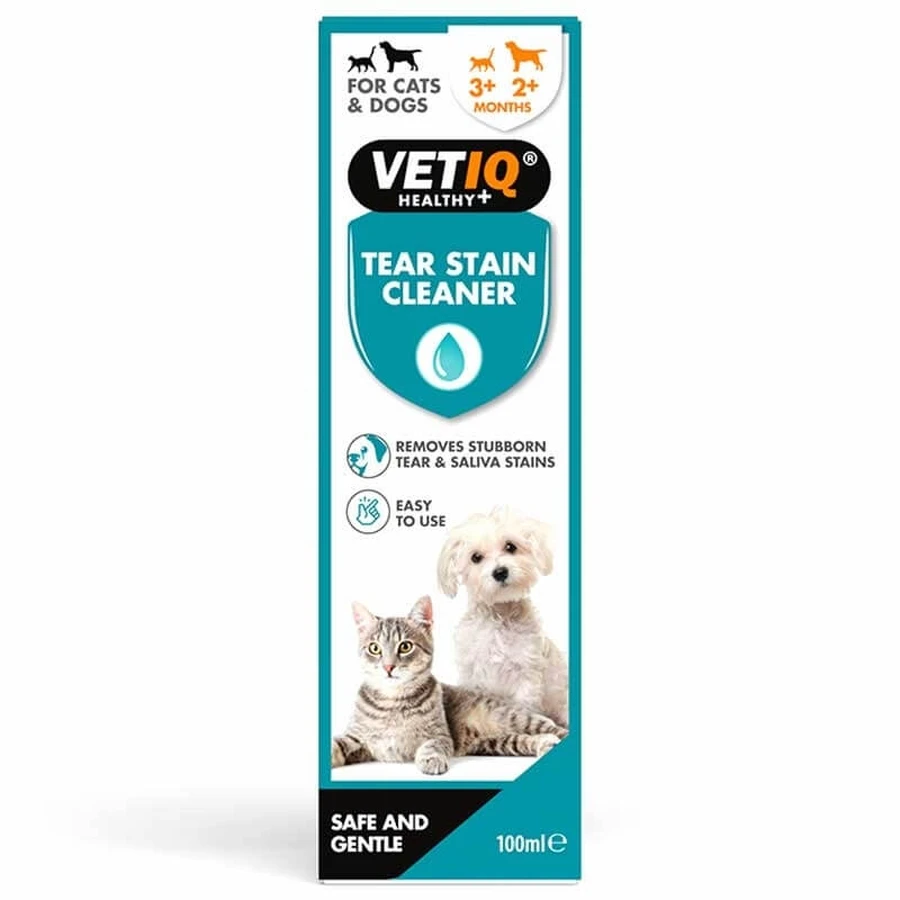 VetIQ Tear Stain Remover Cats & Dogs Засіб для видалення слізних плям у собак та котів, 100 мл: ціни та характеристики