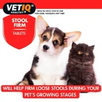 VetIQ Stool Firm Dogs & Puppies Пігулки при розладах травлення та проти діареї для собак та котів, 45 шт: ціни та характеристики