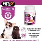 VetIQ Kalsium Plus Cats & Dogs Вітамінний комплекс із кальцієм і вітаміном D3 для собак і котів, 60 шт: ціни та характеристики