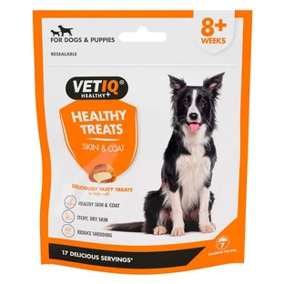 VetIQ Healthy Treats Skin&Coat For Dogs&Puppies Лакомство с лососем для здоровья кожи, шерсти собак и щенков, 70 г