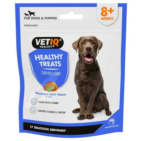 VetIQ Healthy Treats Breath & Dental Dogs & Puppies Лакомство с уткой для чистки зубов, свежести дыхания собак и щенков, 70 г: цены и характеристики