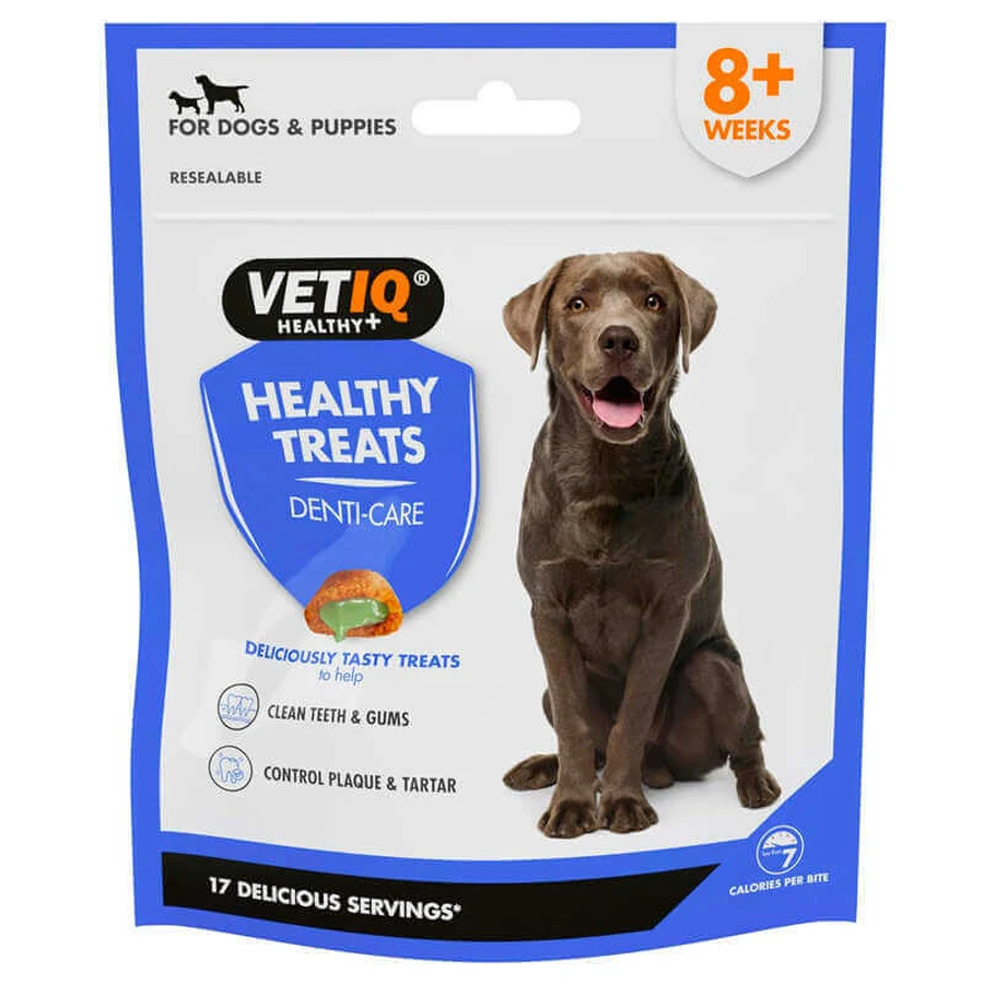 VetIQ Healthy Treats Breath & Dental Dogs & Puppies Лакомство с уткой для чистки зубов, свежести дыхания собак и щенков, 70 г: цены и характеристики
