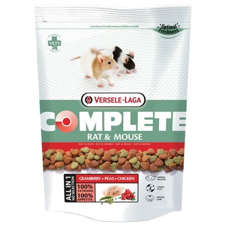 Versele-Laga Complete Rat & Mouse Гранульований корм для щурів і мишей, 500 г: ціни та характеристики