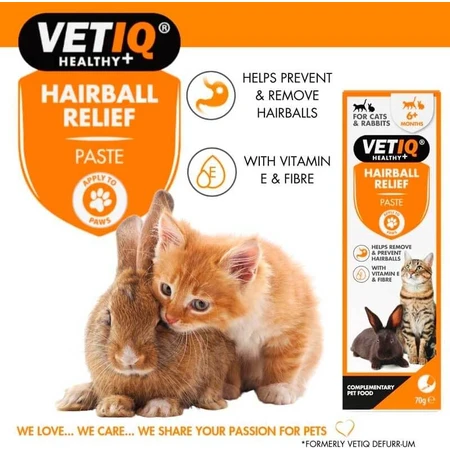 VetIQ Defurr-Um Hairball Remedy Cats & Rabbits Паста для вывода шерсти у кошек и кроликов, 70 г: цены и характеристики