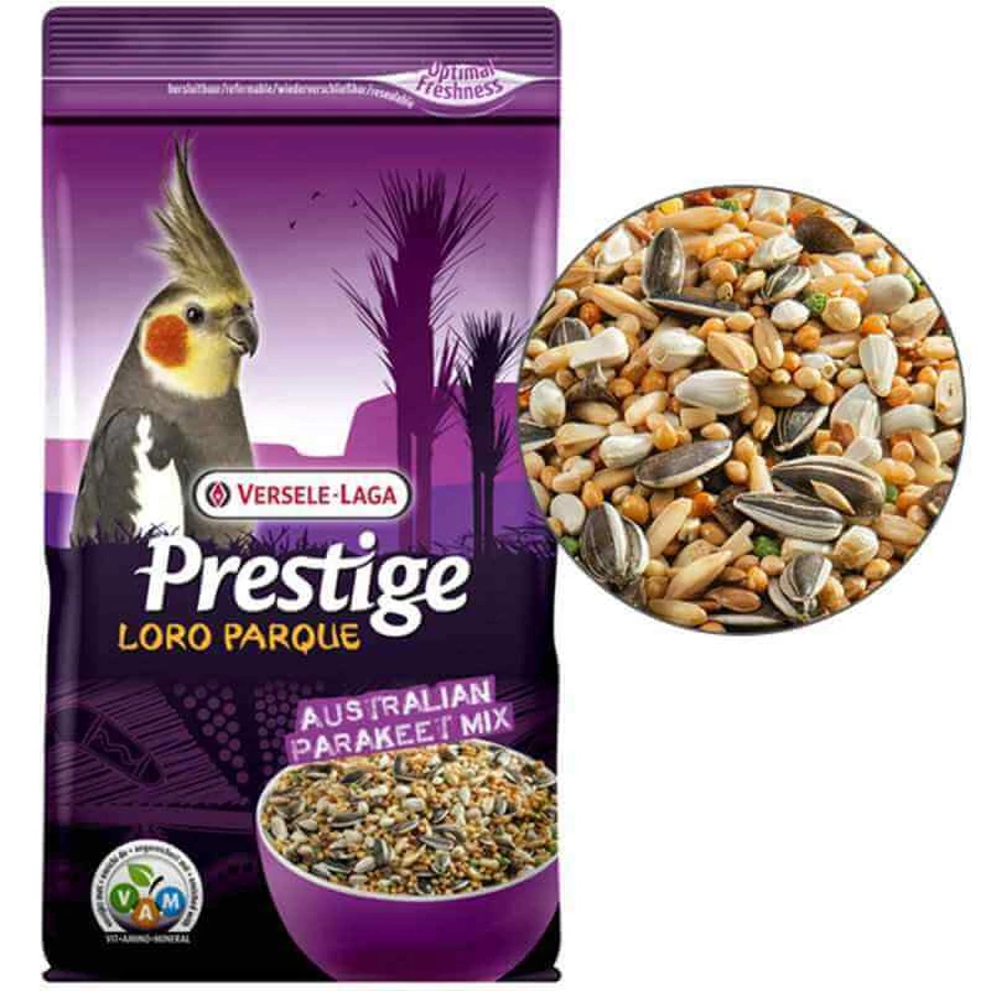 Versele-Laga Prestige Loro Parque Australian Parakeet Mix Зерновая смесь, полнорационный корм для попугаев Австралийский Длиннохвостый Попугай, 1 кг: цены и характеристики