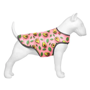 Collar (Коллар) Waudog Clothes - Курточка-накидка для собак, малюнок "Авокадо на рожевому" XS (26 см)