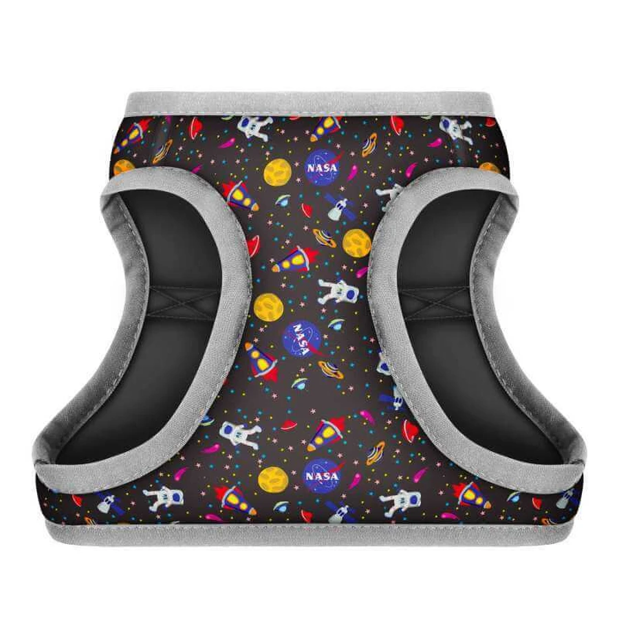 Collar (Коллар) Waudog Clothes - Мягкая шлейка для собак с рисунком "NASA" и QR паспортом 24-27/18-20 см: цены и характеристики