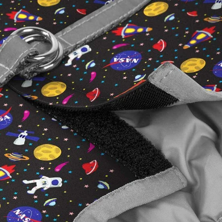 Collar (Коллар) Waudog Clothes - Мягкая шлейка для собак с рисунком "NASA" и QR паспортом 24-27/18-20 см: цены и характеристики