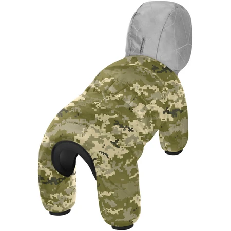 Collar (Коллар) Waudog Clothes – Утепленный комбинезон для собак, рисунок 'Милитари' L55 (52-55 см): цены и характеристики