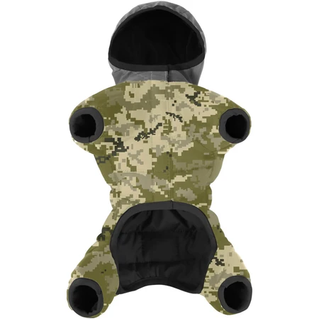 Collar (Коллар) Waudog Clothes – Утепленный комбинезон для собак, рисунок 'Милитари' L55 (52-55 см): цены и характеристики