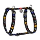 Collar (Коллар) Waudog Nylon - Анатомічна H-подібна шлея для собак з малюнком 'NASA' і QR паспортом, L/50-90х60-100 см