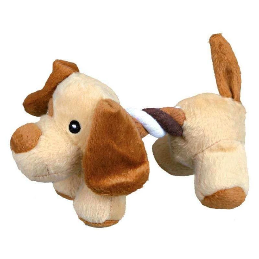 Trixie Игрушка веревка с плюшем Зверята, 17 см, 1шт: цены и характеристики