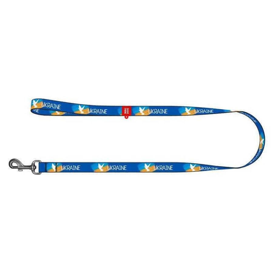 Collar (Коллар) Waudog Nylon - Поводок для собак с рисунком 'Знамя', нейлоновый 2,0х122 см: цены и характеристики